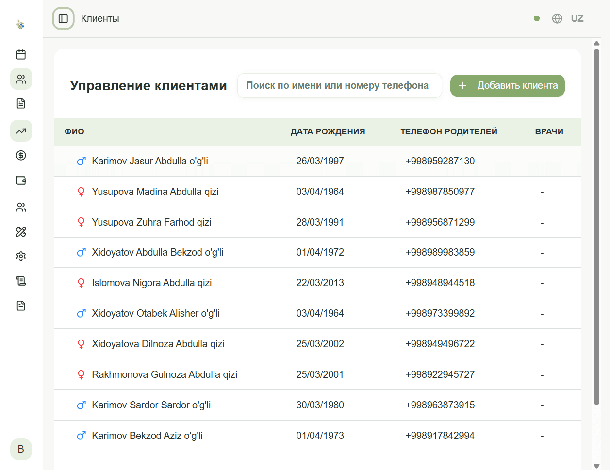 Забота о пациентах